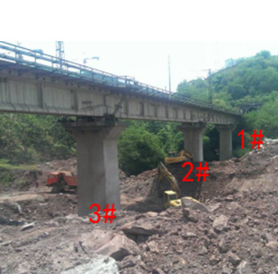 鐵路(lù)某大橋橋墩病害檢測